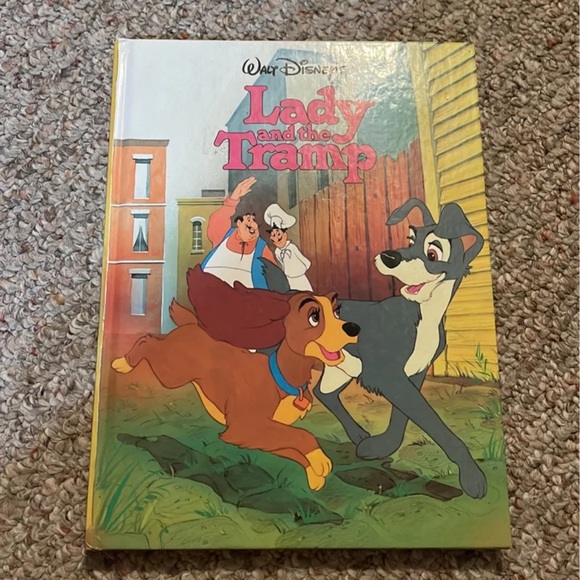 Lady and the Tramp hardcover book - Picture 1 of 4